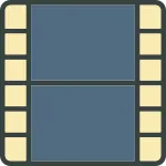 Filmstrip SVG Icon